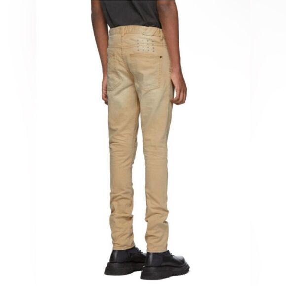 Ksubi Men’s Tan Chitch Button Fly Beige Tan Sandstorm Tapered Jeans Size 29 - Picture 6 of 13